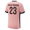 Virallinen pelipaita Paris Saint-Germain Kolo Muani 23 Kolmas 2024-25 Lyhythihainen - Miesten